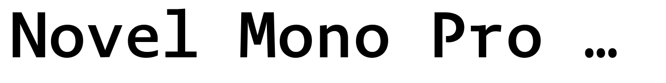 Novel Mono Pro Semi Bold
